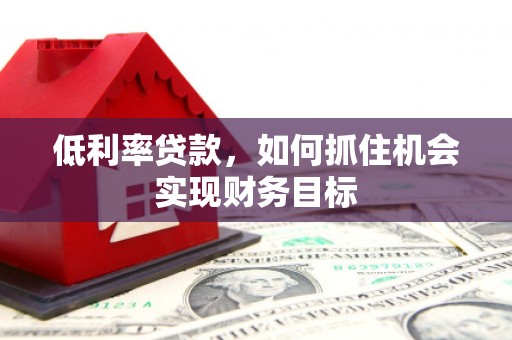汝南低利率贷款，如何抓住机会实现财务目标