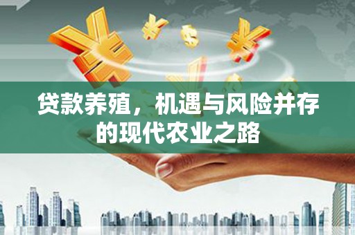 汝南贷款养殖，机遇与风险并存的现代农业之路