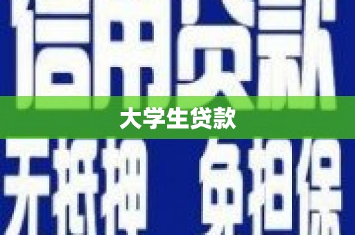汝南大学生贷款