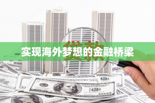 汝南实现海外梦想的金融桥梁