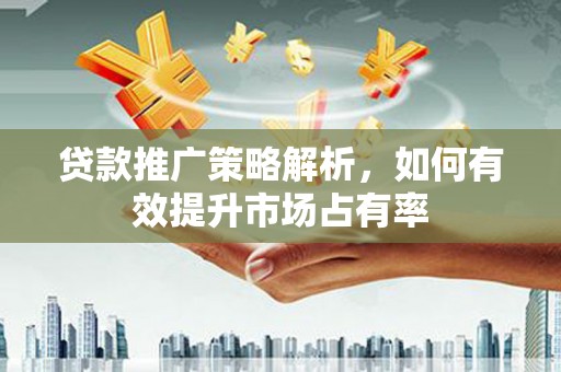 汝南贷款推广策略解析，如何有效提升市场占有率