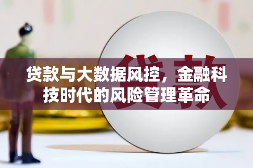 汝南贷款与大数据风控，金融科技时代的风险管理革命