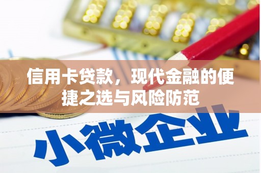 汝南信用卡贷款，现代金融的便捷之选与风险防范