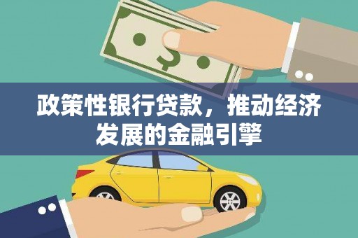 汝南政策性银行贷款，推动经济发展的金融引擎
