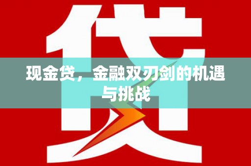 汝南现金贷，金融双刃剑的机遇与挑战