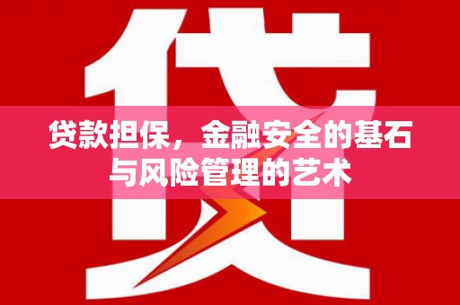 汝南贷款担保，金融安全的基石与风险管理的艺术