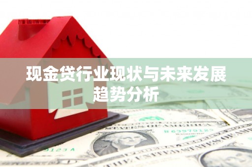 汝南现金贷行业现状与未来发展趋势分析