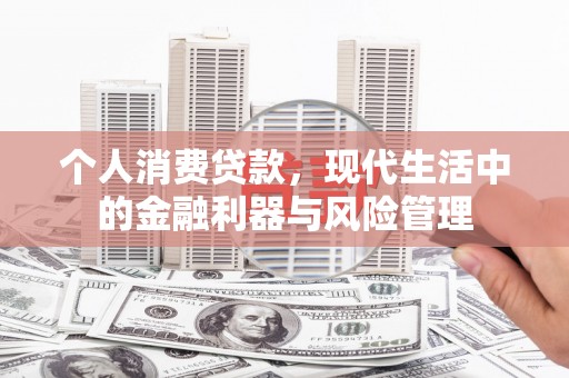汝南个人消费贷款，现代生活中的金融利器与风险管理