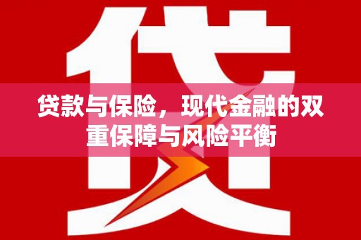 汝南贷款与保险，现代金融的双重保障与风险平衡