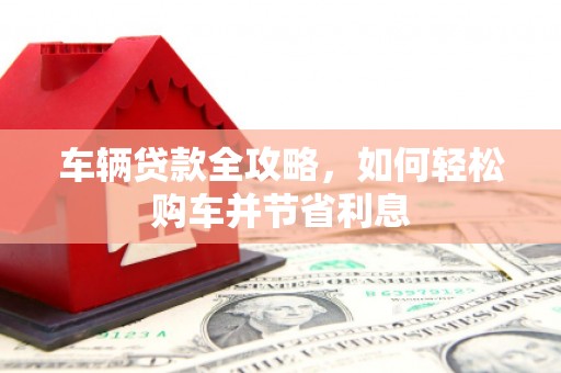 汝南车辆贷款全攻略，如何轻松购车并节省利息