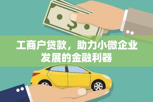 汝南工商户贷款，助力小微企业发展的金融利器