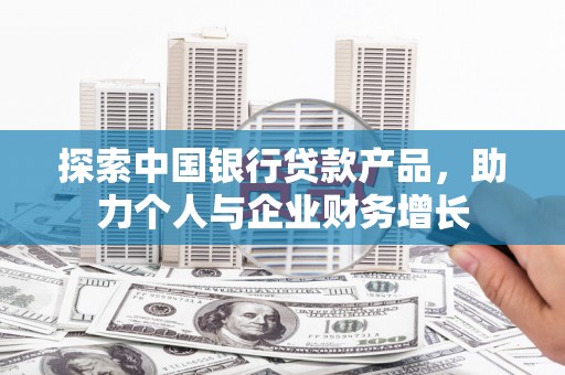 汝南探索中国银行贷款产品，助力个人与企业财务增长