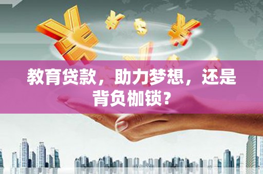 汝南教育贷款，助力梦想，还是背负枷锁？