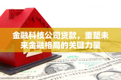 汝南金融科技公司贷款，重塑未来金融格局的关键力量