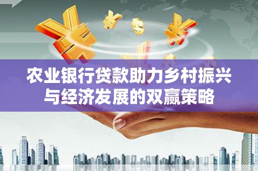 汝南农业银行贷款助力乡村振兴与经济发展的双赢策略