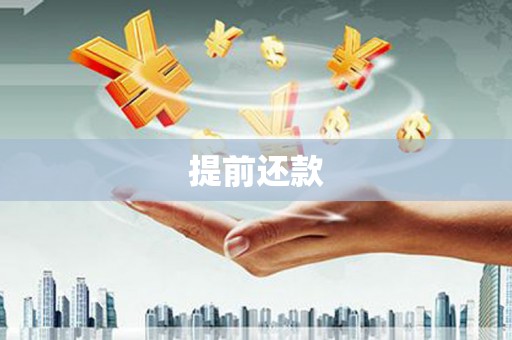 汝南提前还款