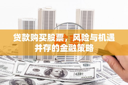 汝南贷款购买股票，风险与机遇并存的金融策略