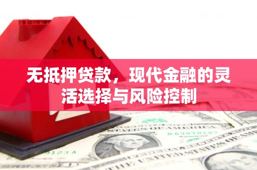 汝南无抵押贷款，现代金融的灵活选择与风险控制