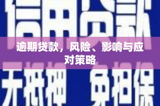 汝南逾期贷款，风险、影响与应对策略