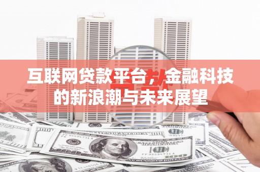 汝南互联网贷款平台，金融科技的新浪潮与未来展望