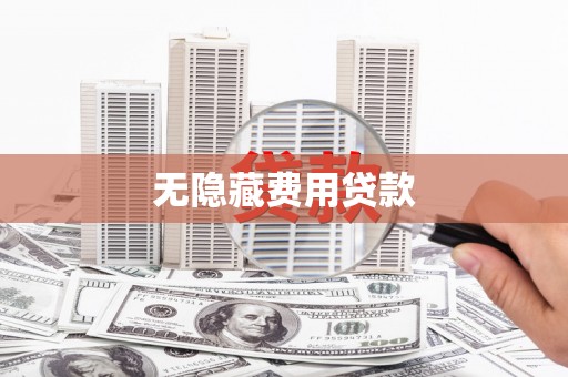 汝南无隐藏费用贷款