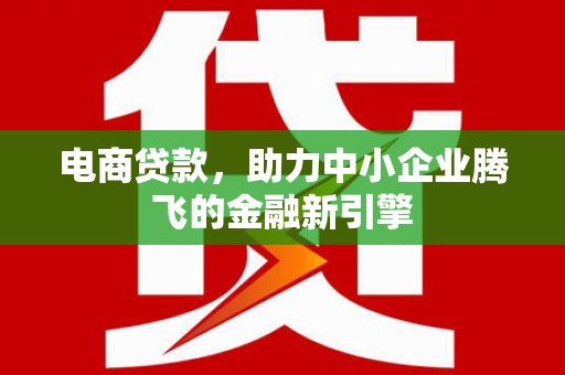 汝南电商贷款，助力中小企业腾飞的金融新引擎