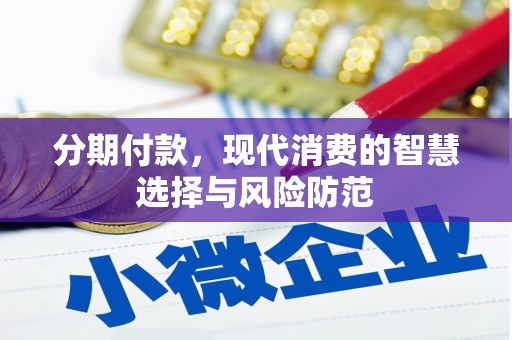 汝南分期付款，现代消费的智慧选择与风险防范