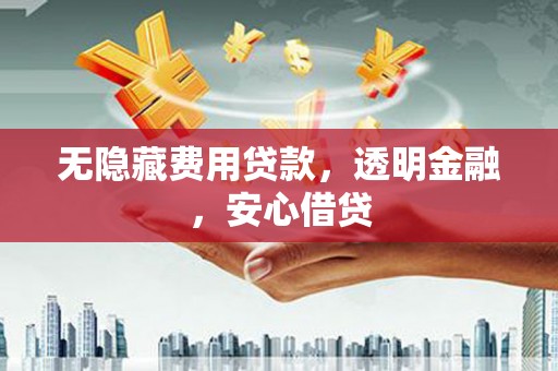 汝南无隐藏费用贷款，透明金融，安心借贷