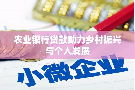 汝南农业银行贷款助力乡村振兴与个人发展