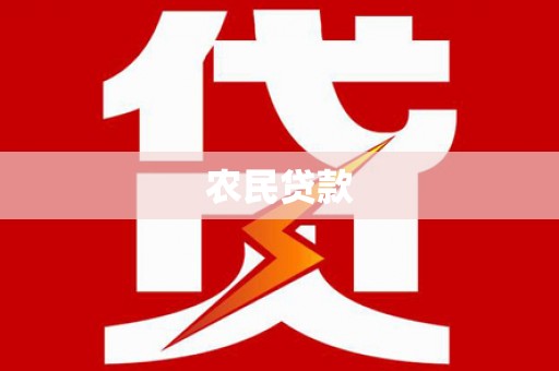 汝南农民贷款