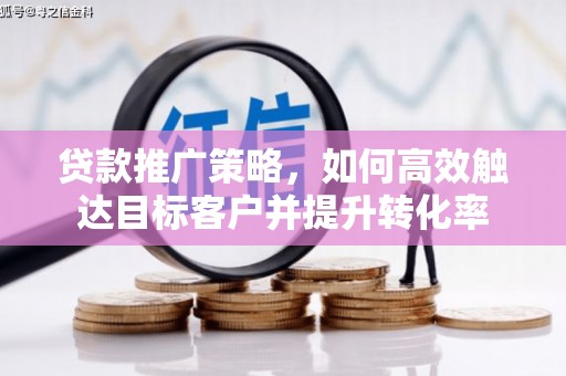 汝南贷款推广策略，如何高效触达目标客户并提升转化率