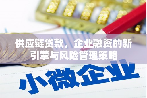 汝南供应链贷款，企业融资的新引擎与风险管理策略