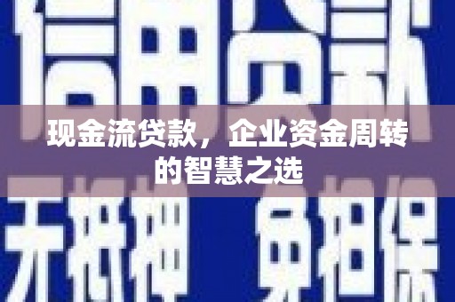 汝南现金流贷款，企业资金周转的智慧之选