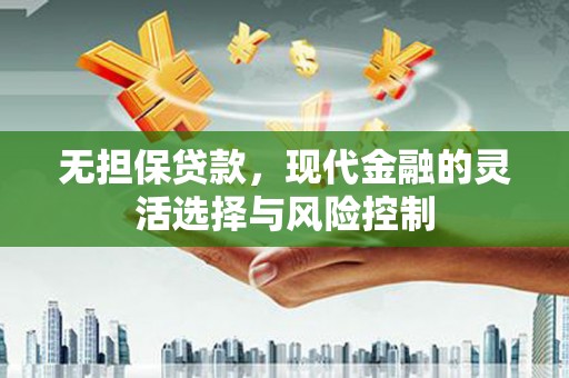 汝南无担保贷款，现代金融的灵活选择与风险控制