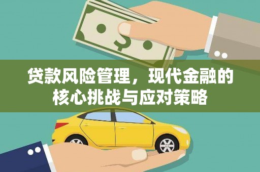 汝南贷款风险管理，现代金融的核心挑战与应对策略