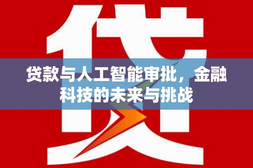 汝南贷款与人工智能审批，金融科技的未来与挑战