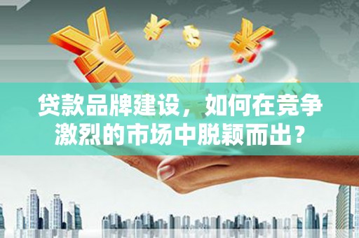 汝南贷款品牌建设，如何在竞争激烈的市场中脱颖而出？