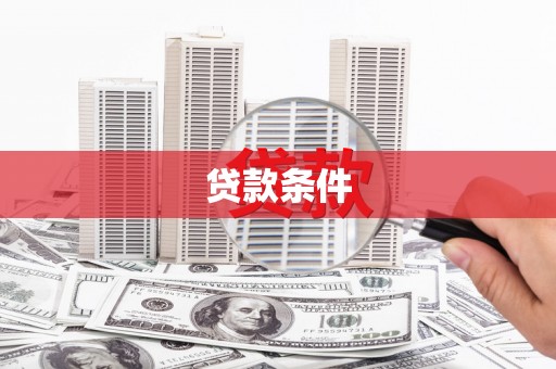 汝南贷款条件