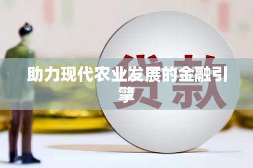 汝南助力现代农业发展的金融引擎