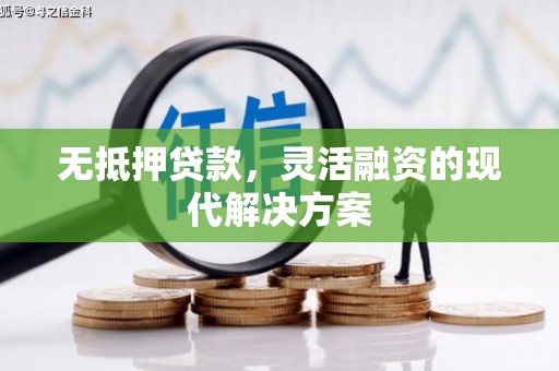 汝南无抵押贷款，灵活融资的现代解决方案