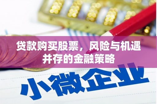 汝南贷款购买股票，风险与机遇并存的金融策略