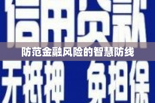 汝南防范金融风险的智慧防线