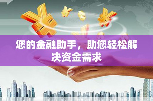 汝南您的金融助手，助您轻松解决资金需求