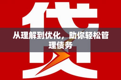 汝南从理解到优化，助你轻松管理债务