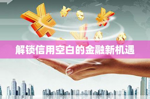 汝南解锁信用空白的金融新机遇