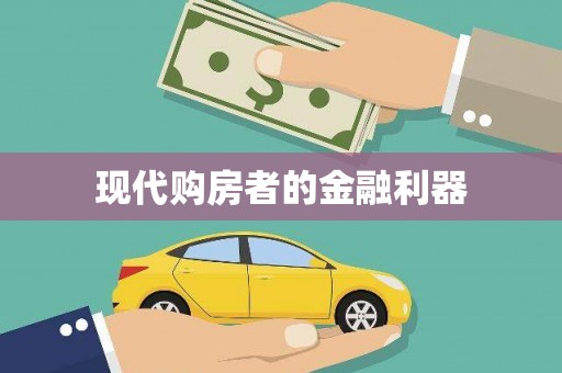 汝南现代购房者的金融利器