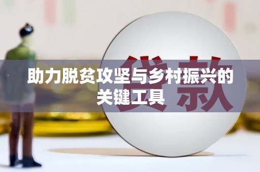 汝南助力脱贫攻坚与乡村振兴的关键工具